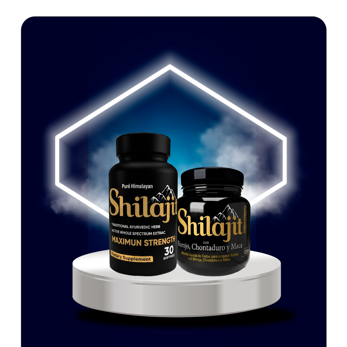 COMBO SHILAJIT 1 JALEA + 1 FRASCO SOFTG